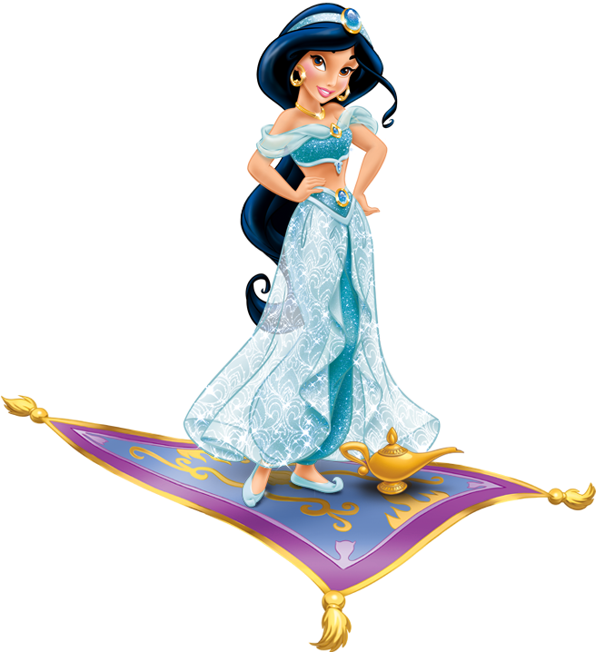 Princess Jasmine Cartoon (694x763), Png Download