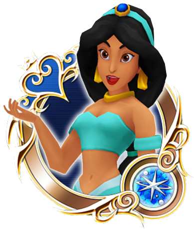 Aladdin - Princess Jasmine Kingdom Hearts (432x502), Png Download