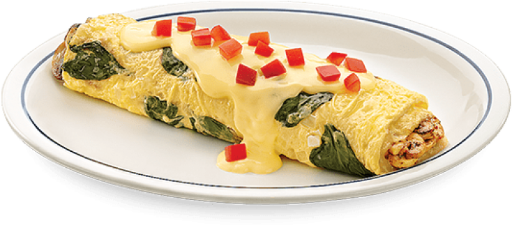 Free Png Omelette S Png Images Transparent - Ihop Spinach Mushroom Omelette (850x385), Png Download