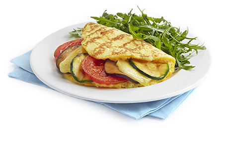 Frozen Plain Omelette - Omelette Surgelée (500x450), Png Download