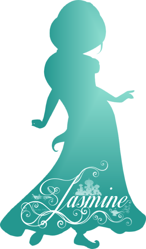 Princesas De Disney Fondo De Pantalla Called Jazmín - Disney Jasmine Silhouette (468x800), Png Download