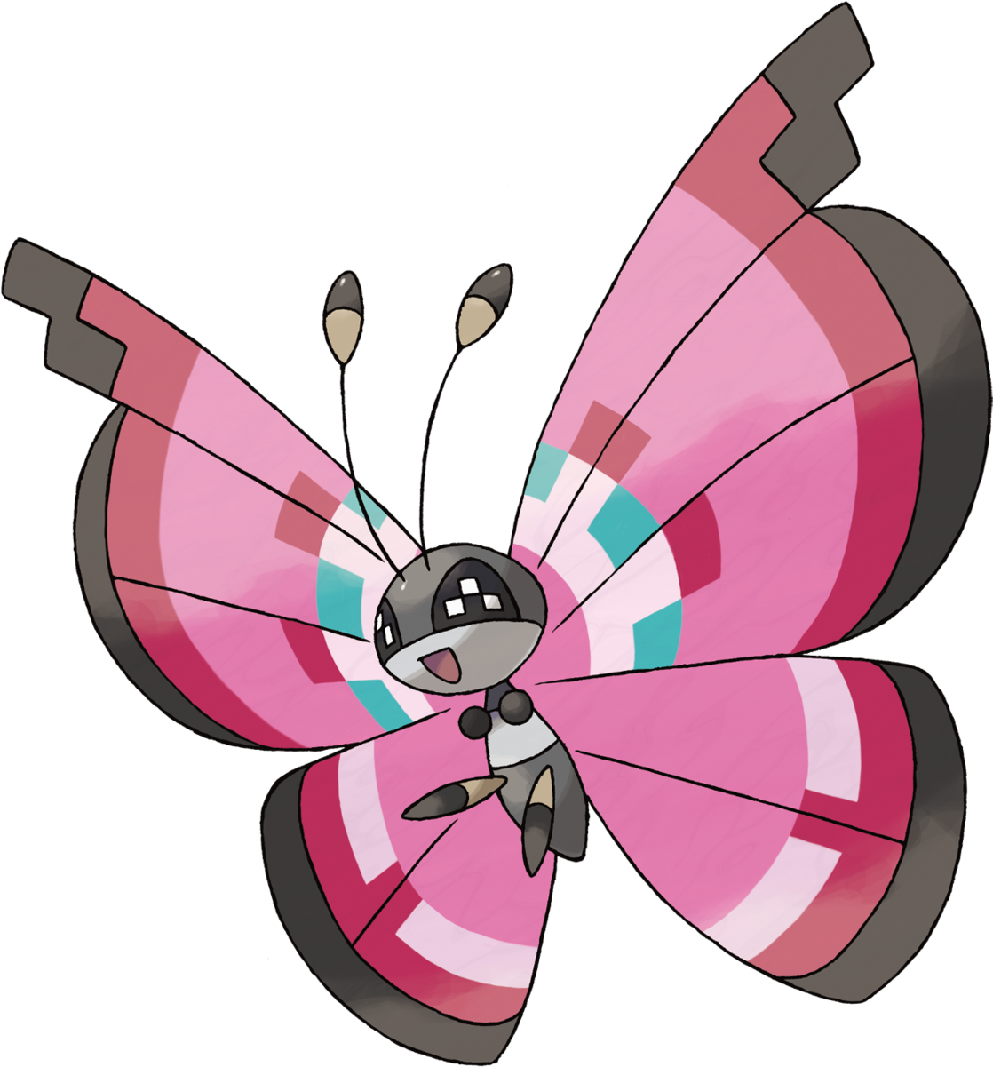 Vivillon - Vivillon Png (1200x1200), Png Download