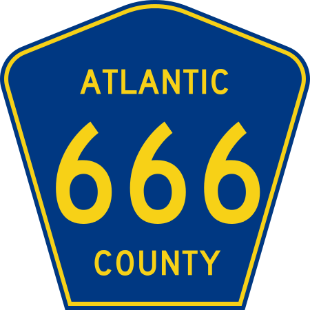 Atlantic County - Numero 606 (450x450), Png Download