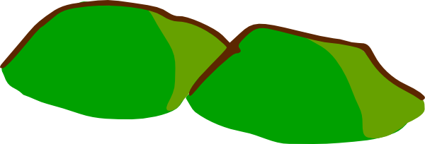 Hillrpg Map Elements Clip Art Free Vector - Hills Clip Art (600x204), Png Download