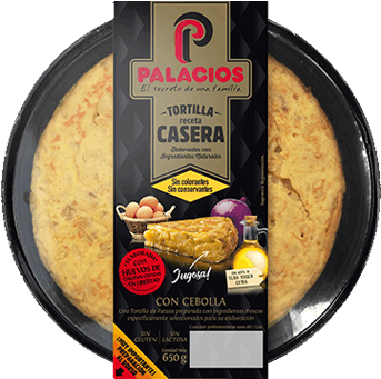 Palacios Homemade Spanish Omelette With Onion 650gr - Tortilla Española Marca (360x410), Png Download
