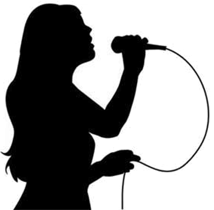 Folk Singers - Singer Clipart (450x434), Png Download