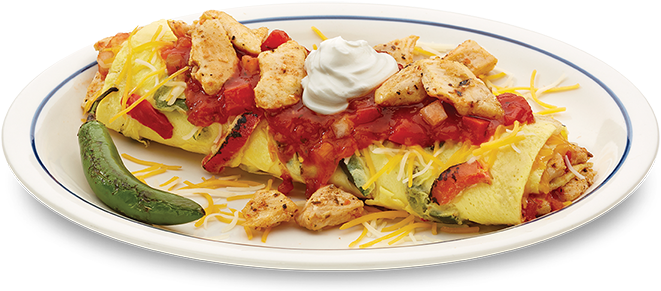 Country Omelette - Chicken Clubhouse Super Stacker Ihop (720x480), Png Download