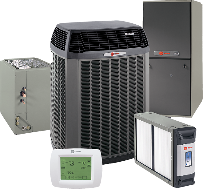 Investing In A New Hvac System - Trane Heating Cooling (660x614), Png Download