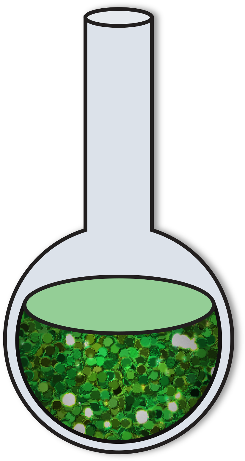 Chemistry Flask Clipart - Volumetric Flask Red Cartoon (836x1563), Png Download