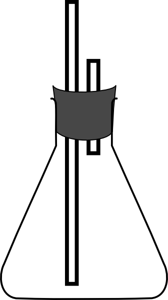 Erlenmeyer Flask Stopper Clipart (336x600), Png Download