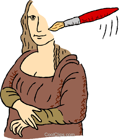 Mona Lisa - Leonardo Da Vinci (412x480), Png Download
