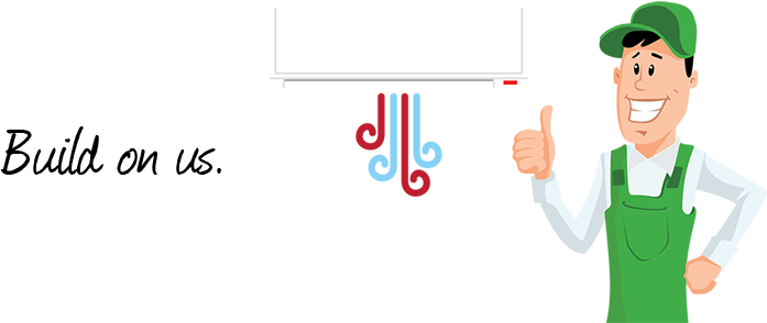 Hvac Build On Us - Sign (800x300), Png Download