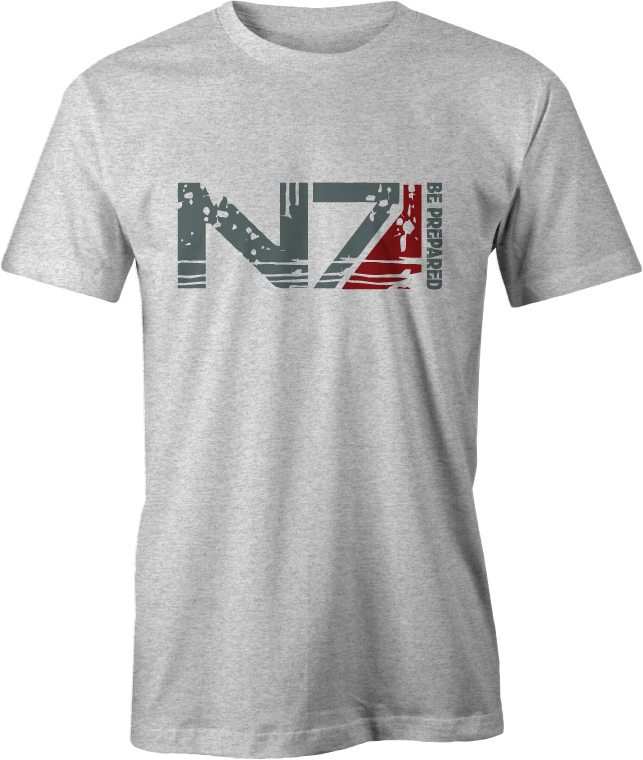 N7 Mass Effect Inspired Tee - Hope You Step On A Brick Mens T-shirt (colour: Sports (643x760), Png Download