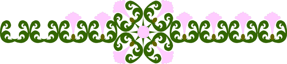 Design Free Stock Photo Illustration Of A Purple Flower - Flower Design Border حىل (958x216), Png Download