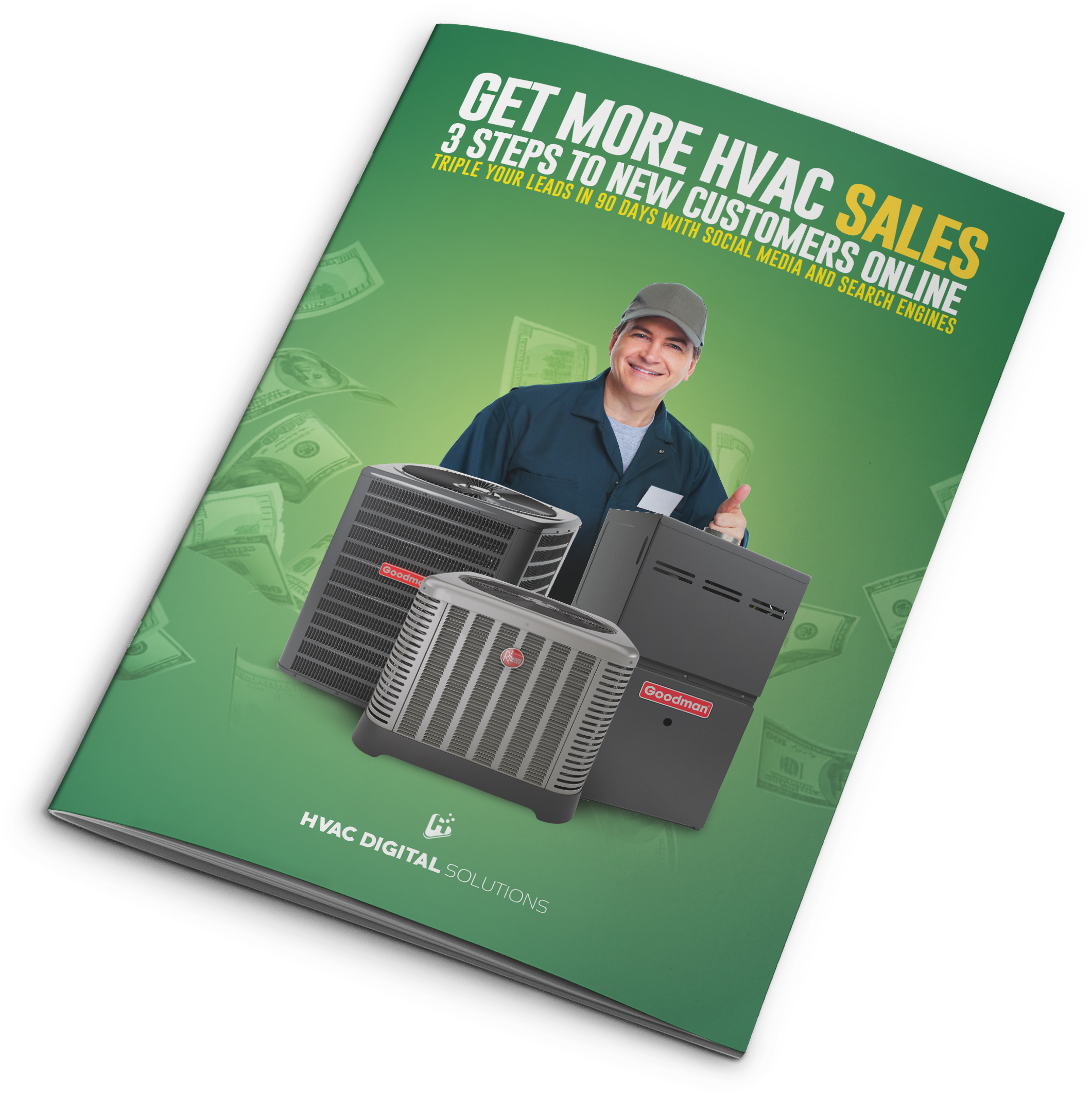 Home Increase Hvac Sales With Internet Marketing Png - Flyer (2262x2166), Png Download