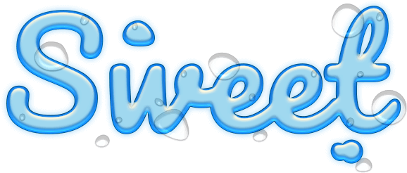 Cool Water Text Stickers Messages Sticker-5 - Calligraphy (618x400), Png Download