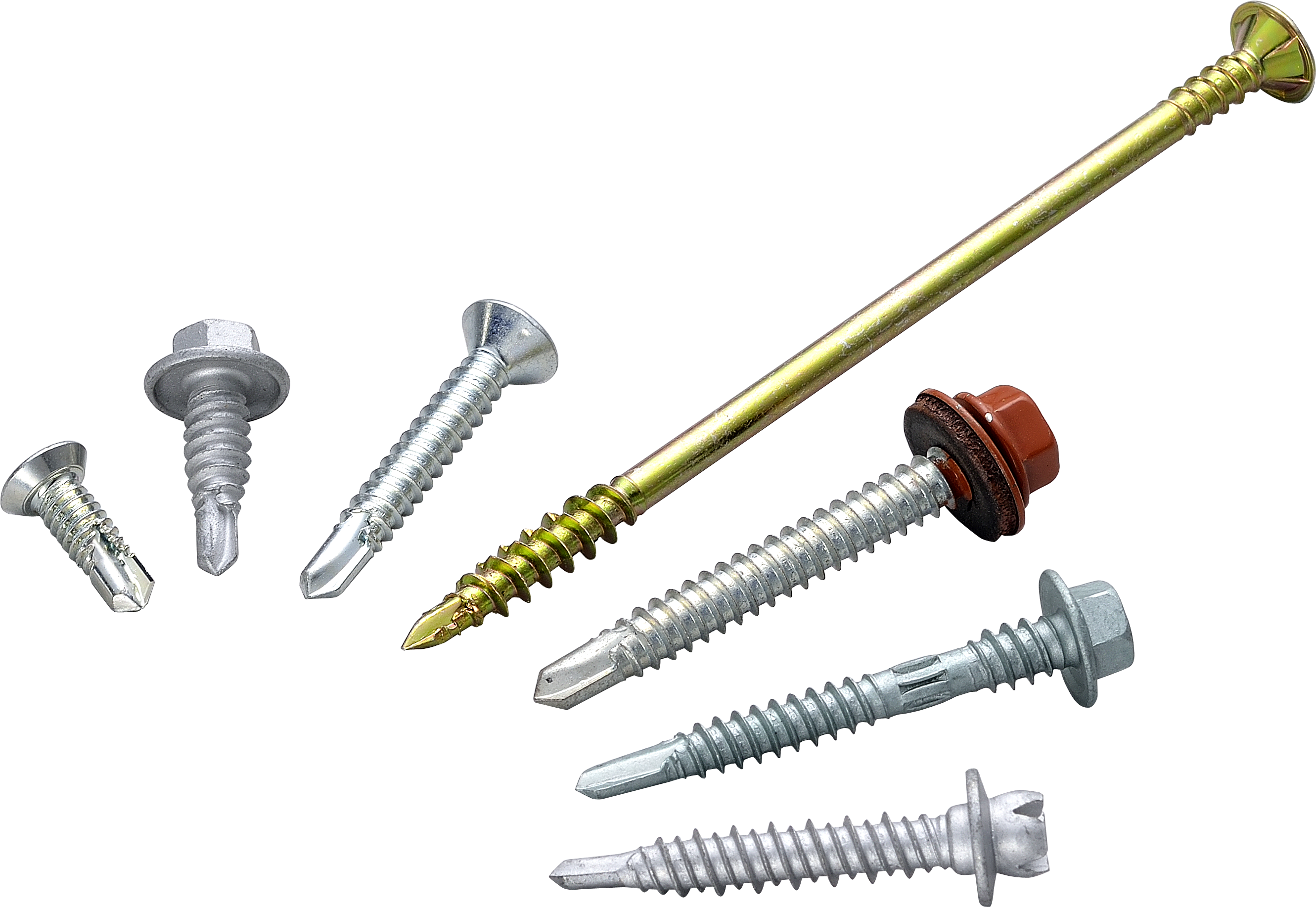 Chipboard Screw Manufacturer,wood Construction Screw - Self Drilling Screws Png (2779x1965), Png Download