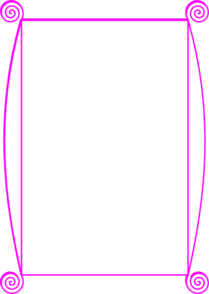 Pink Border Clip Art At Clker Vector Clip Art Royalty - Professional Page Border Design (426x597), Png Download
