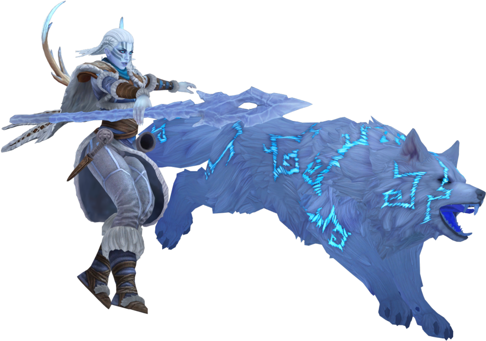 Skadi Secondary By Kaiology - Smite Skadi Model (993x697), Png Download
