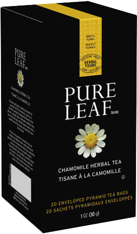 Transparent Tea Chamomile Clipart Royalty Free Library - Pure Life Pure Leaf Herbal Tea, Chamomile Hot Tea, (480x480), Png Download