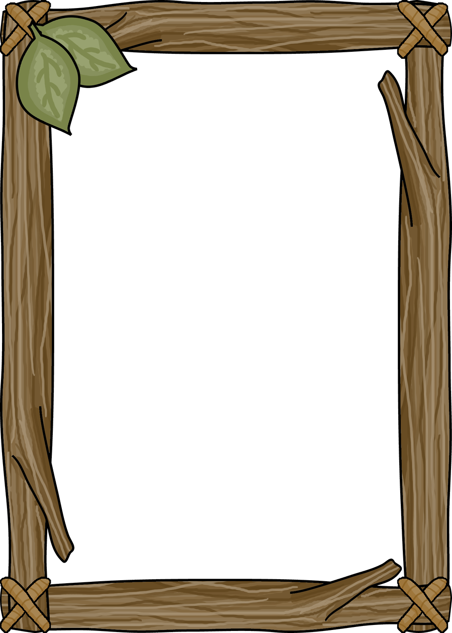 Wood Border Png - Animal Habitats (900x1260), Png Download