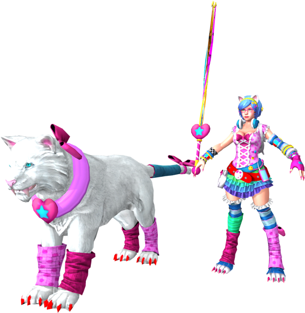 Download Zip Archive - Smite Kawaii Pop Bastet (750x650), Png Download