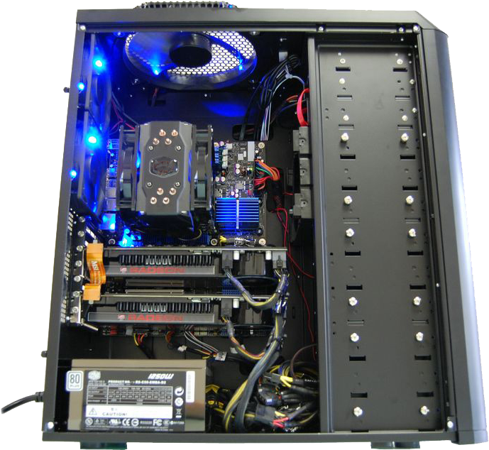 Gaming Computer Png Clipart - V3 Gaming Avenger (800x700), Png Download