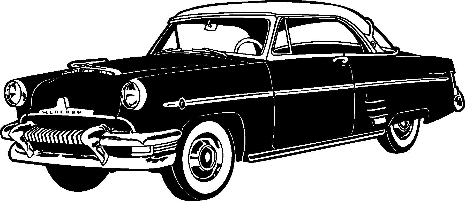 Download Old Classic Cars Silhouette Classic Car Silhouette Png Full Size Png Download Seekpng