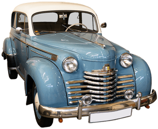 Oldtimer Blue - Antique Car (400x400), Png Download