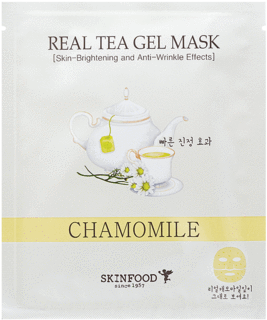 Real Tea Gel Mask - Skinfood Real Tea Gel Mask (chamomile) 1pc 30g (480x480), Png Download
