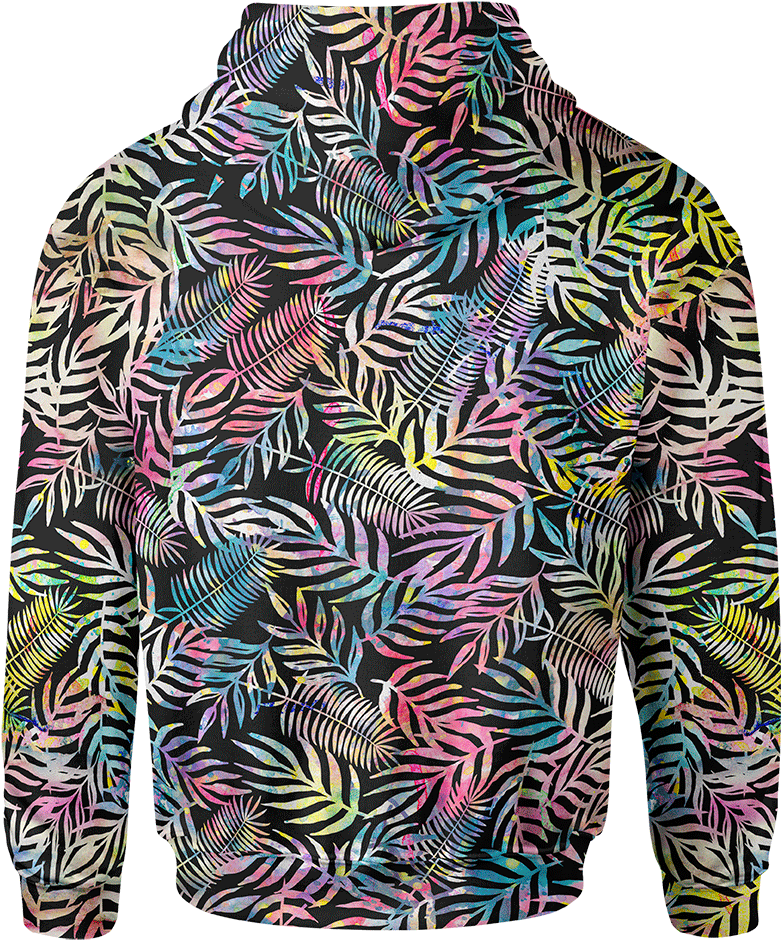 Rainbow Jungle Unisex Hoodie - Board Short (960x960), Png Download