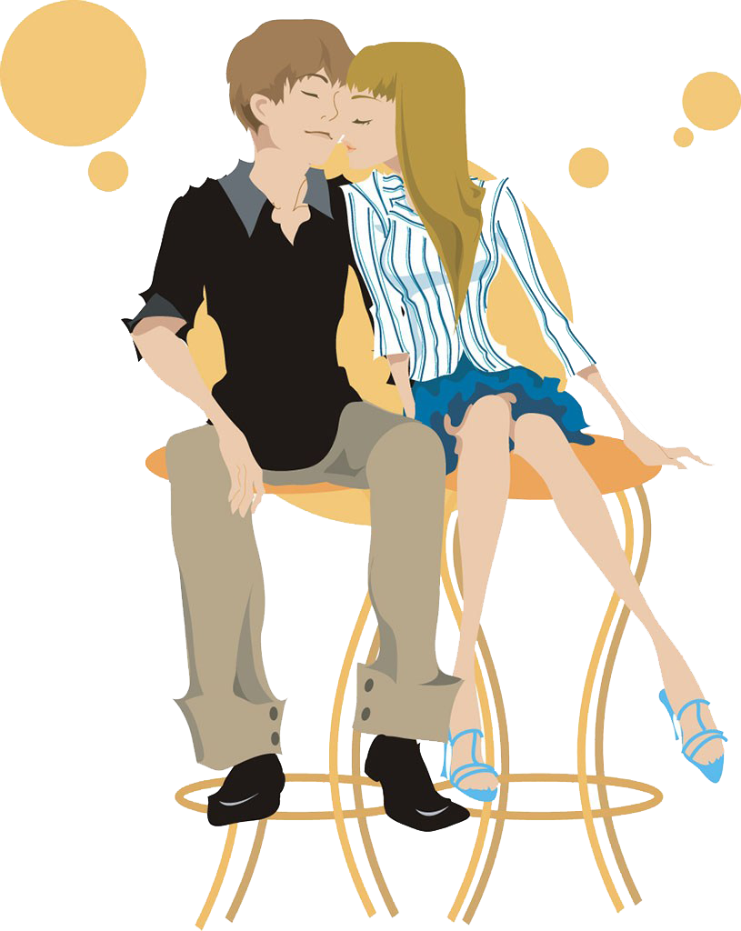 Clip Freeuse Library Clipart Men And Women - Illustration (815x1024), Png Download