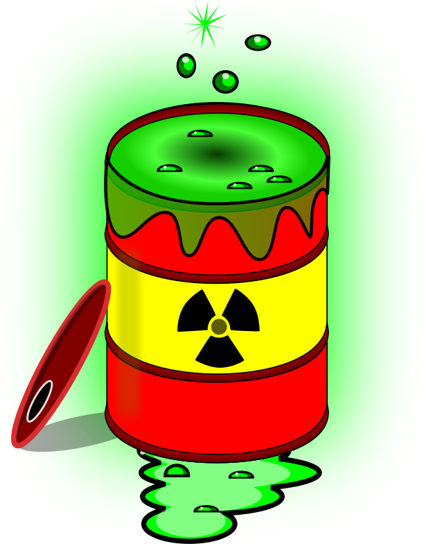 Hazard Symbol Warning Sign Clip Art - Toxic Barrel (645x800), Png Download