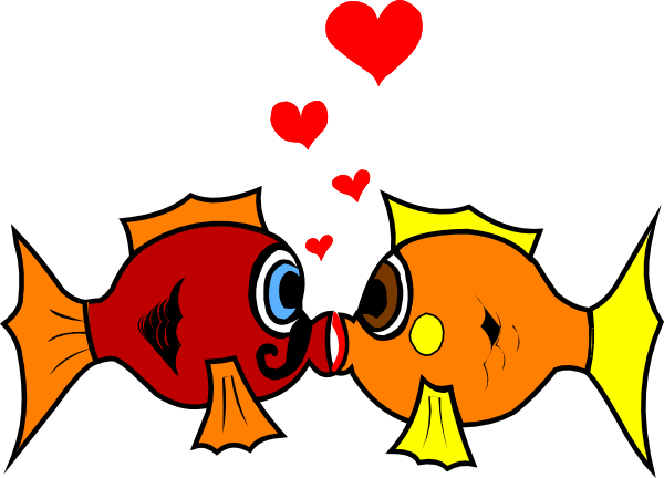 Kissing Clip Art (600x432), Png Download