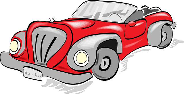 Free To Use Public Domain Vintage Car Clip Art - Cartoon Old Fashioned Car (640x327), Png Download