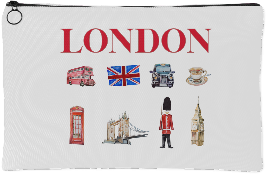 Explore London Pouch - London (1024x1024), Png Download
