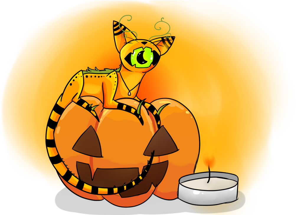 Pumpkin Cyclot Ota [closed] By Silverloon On Deviantart - Library (1095x730), Png Download
