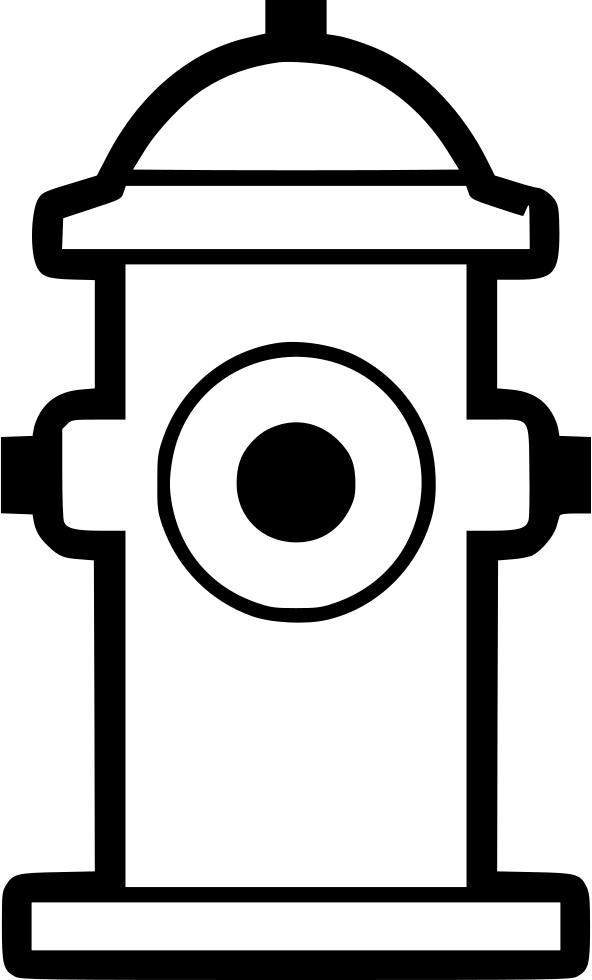 Fire Hydrant - - Portable Network Graphics (592x980), Png Download