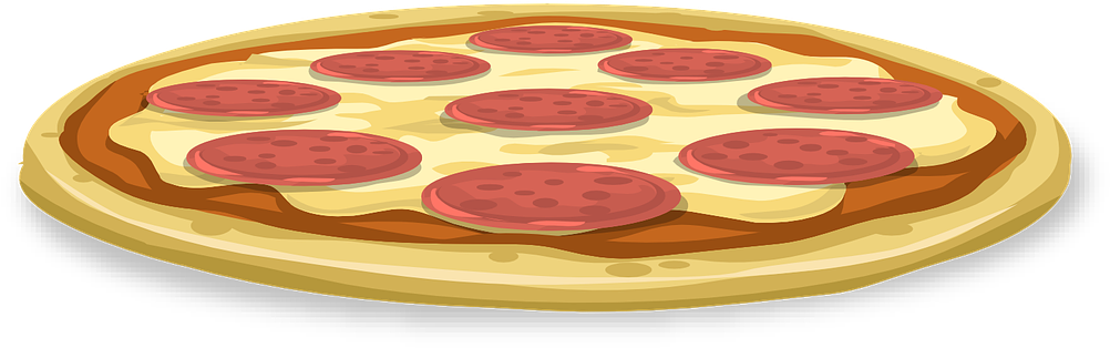 Png Royalty Free Stock Clip Art To Use Public Domain - Fitness Whole Pizza Pillow Case (1024x390), Png Download