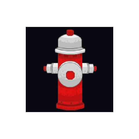 Fire Hydrant - Circle (480x480), Png Download