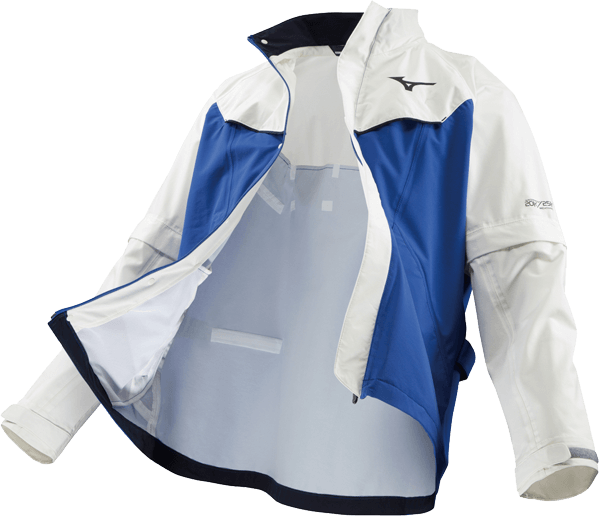 Autumn/winter Jacket - ミズノネクスライトレインウェアii 上下セット (600x517), Png Download