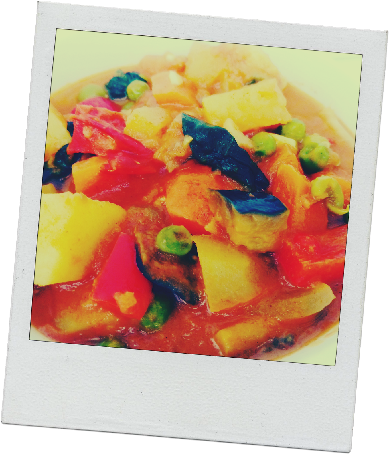 Moodys Happy Veggie Curry It'll Make You Smile - Patatas Bravas (1370x1600), Png Download