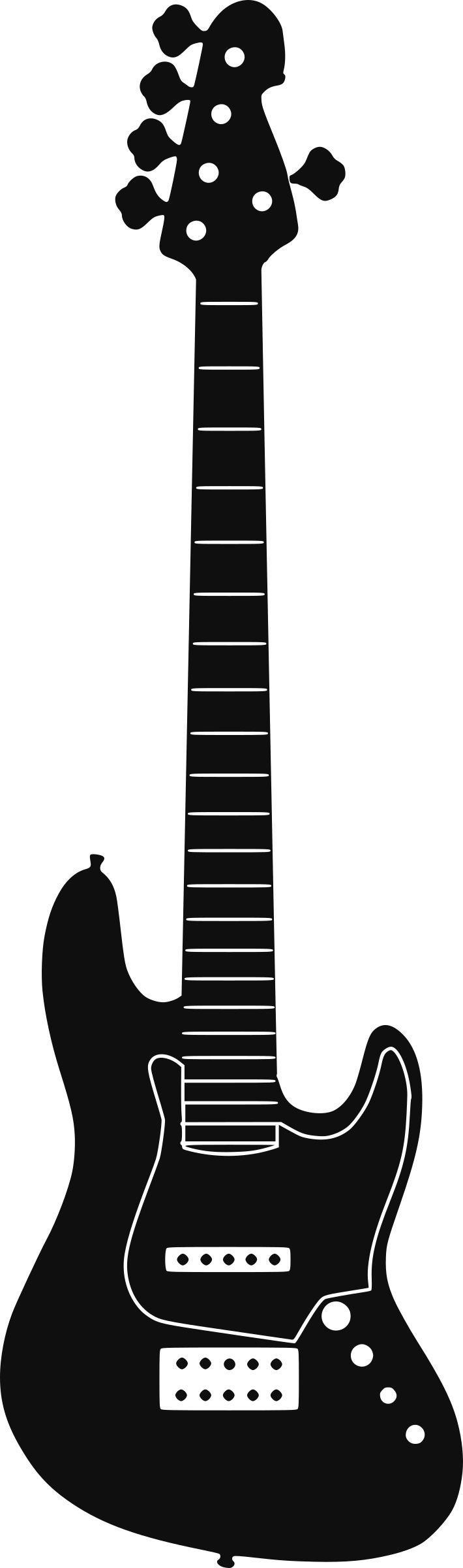 This Free Icons Png Design Of Bass Guitar Sandberg (710x2400), Png Download