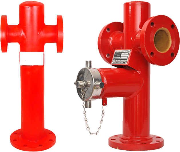 Fire Hydrant Standposts - Shah Bhogilal Jethalal & Bros. (650x712), Png Download