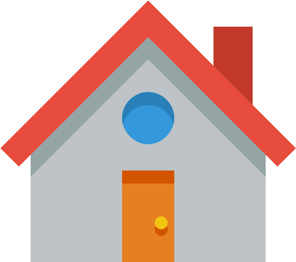 House Icon - House Flat Icon Png (1024x1024), Png Download