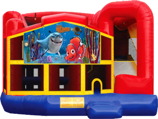 World Of Disney 5 In 1 Bounce House (633x480), Png Download