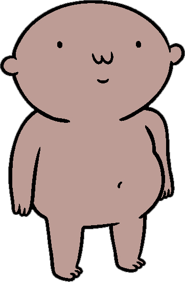 Finn's Baby Sibling - Adventure Time Finn's Brother (362x551), Png Download