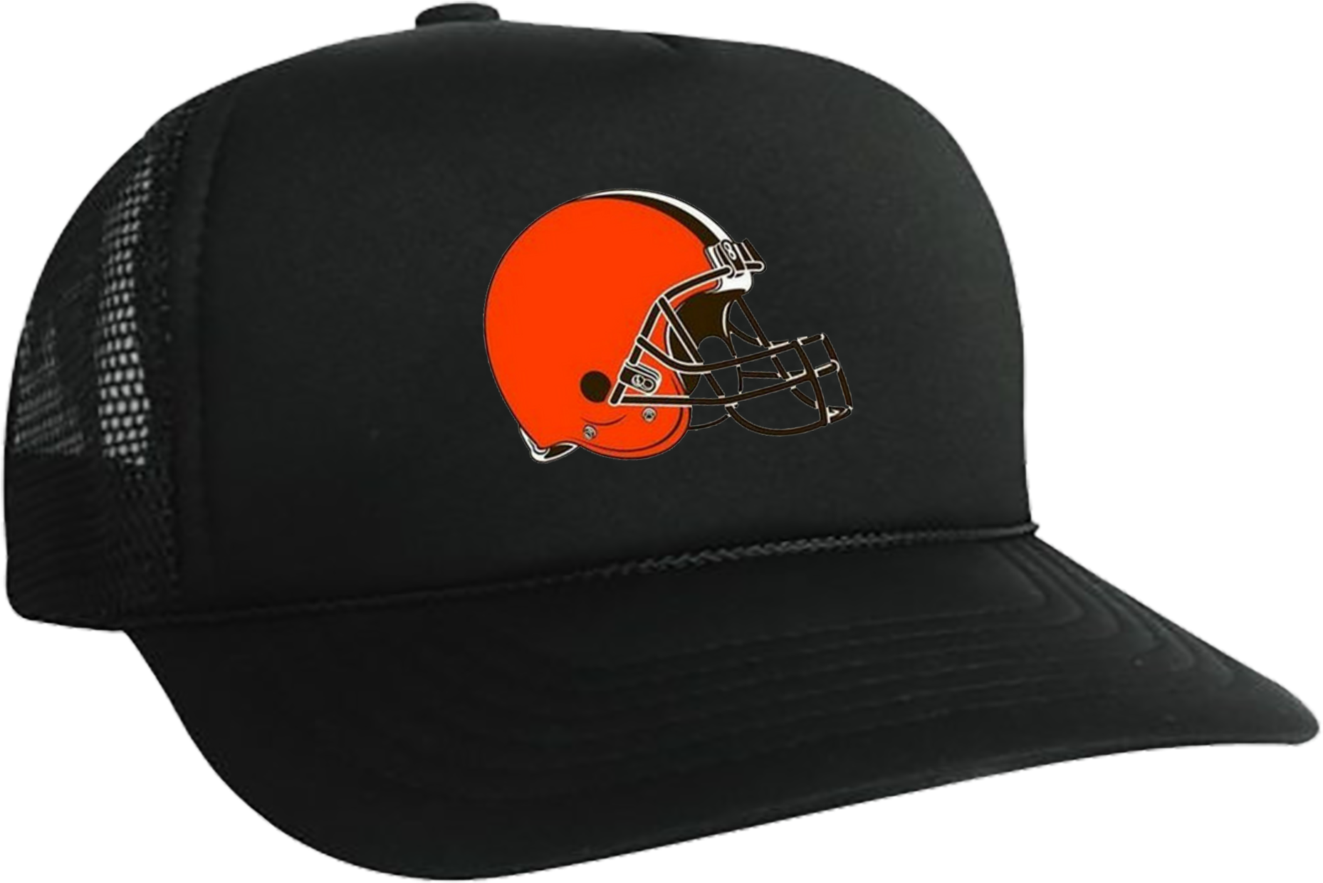 Nfl Browns Logo Black Printed Hat Png Nfl Logo Hat - Sopranos Hat (2250x2025), Png Download