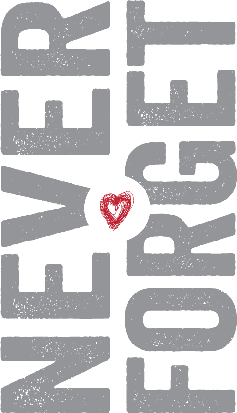 Loveleigh Invitations 9 11 2017 Never Forget - Heart (675x952), Png Download