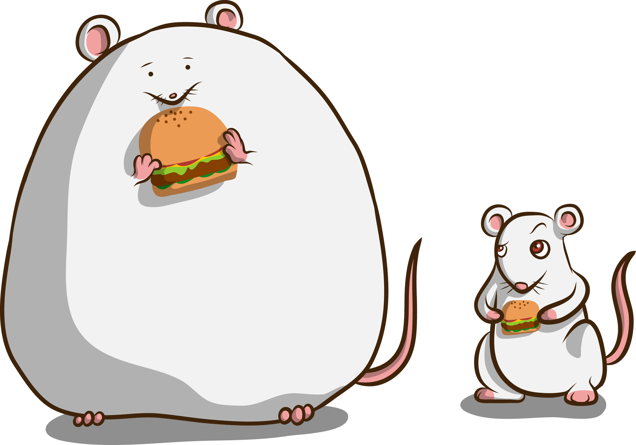 Ob/ob Mice - Knockout Obese Mice (2208x1544), Png Download